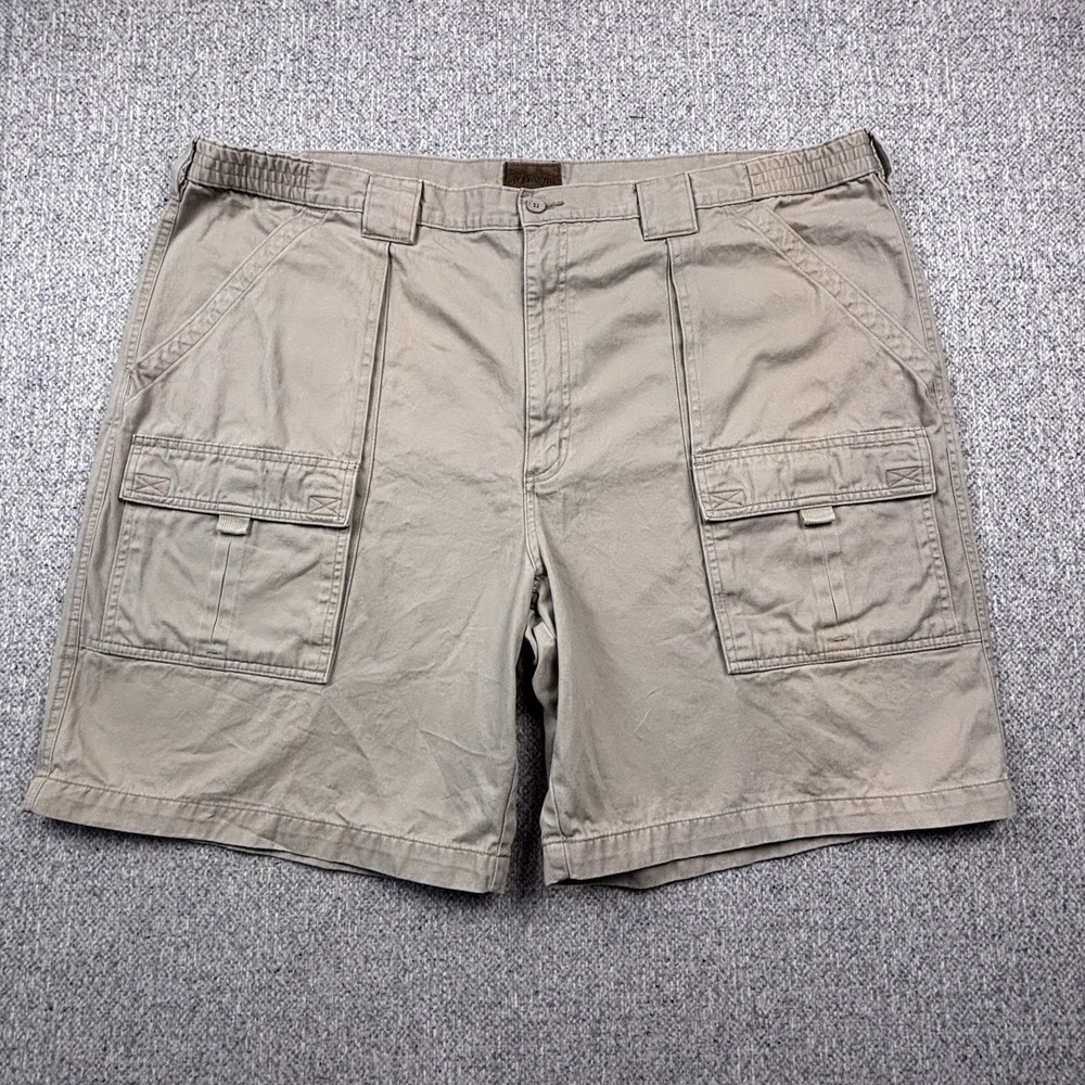 St. Johns Bay Hiking Fishing Shorts Mens Size 48 Beige 9" Cargo‎